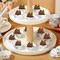 800 Pcs Blue and White Flower Cupcake Liners Flower Cupcake Wrappers Grease Proof Blue Muffin Liners Disposable Cupcake Papers Baking Cups for Baking Weddings Party (1.38 x 0.79 inch)